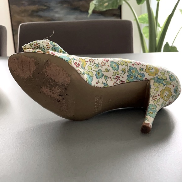 Floral Peep toe heels - Picture 3 of 3
